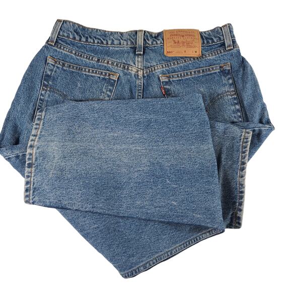 Levis 560 Red Tab Hi Rise Loose Straight Leg Vintage Jeans 14 R Waist 31 - Picture 3 of 5